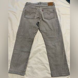 Levi's Wedgie Straight Grey Jeans